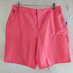 Coolibar Schooner Boardshorts UPF 50+ Size 14 Lightweight Water Rep.